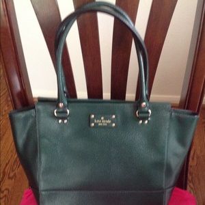 Kate Spade ♠️ dark green bag.